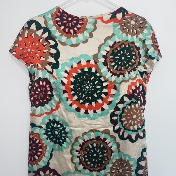 NEW Escada Kaleidoscope Kleid Silk Sheath Dress - Picture 2 of 9